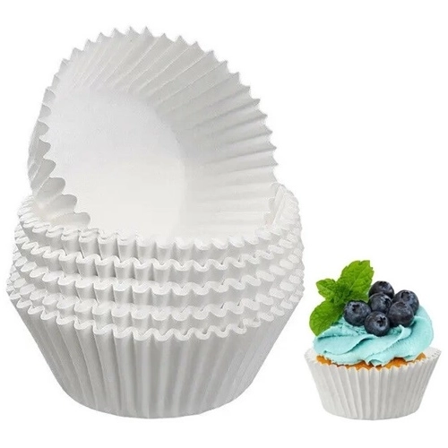 Papierowe foremki do muffinek 200szt białe